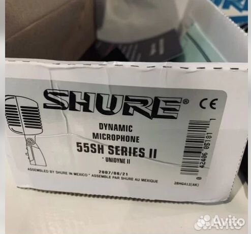 Микрофон Shure 55sh series ll оригинал