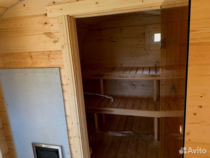 Баня-бочка квадро с доставкой