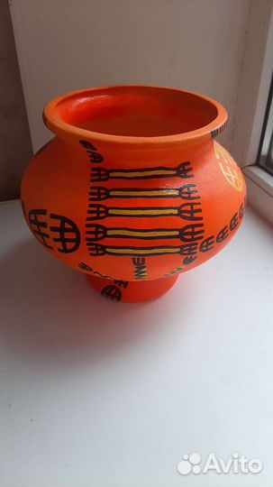 Горшок керамический для цветов редкость большой
