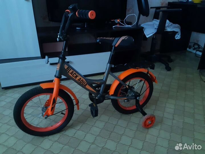 Детский велосипед Black aqua