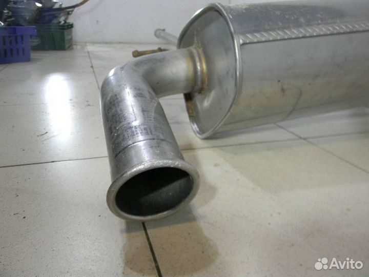 Задняя часть глушителя