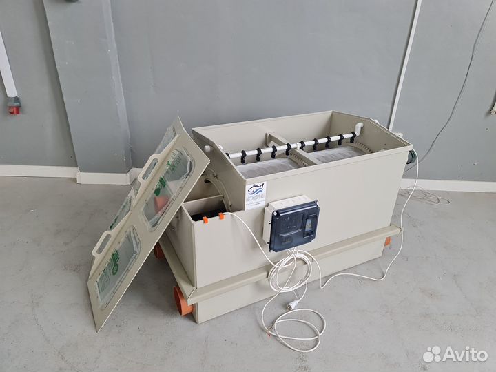 Барабанный фильтр для пруда и узв 100куб (h6q4)