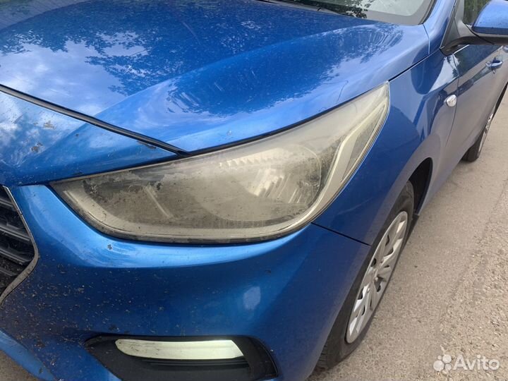 Фары на хундай солярис 2017 (рейстайлинг)