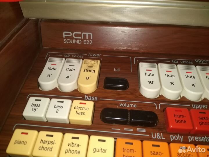 Синтезатор Technics PCM sound E 22