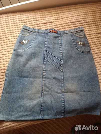Джинсовка юбка СССР