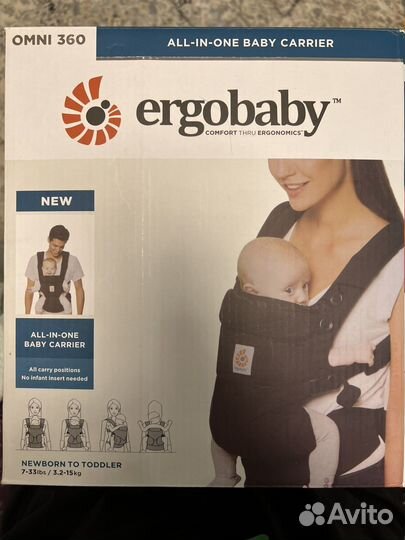 Рюкзак переноска кенгуру ergobaby omni 360