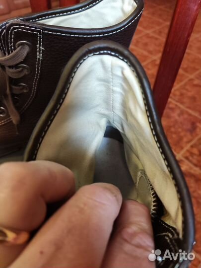 Высокие кожаные кеды мужские Converse All Star