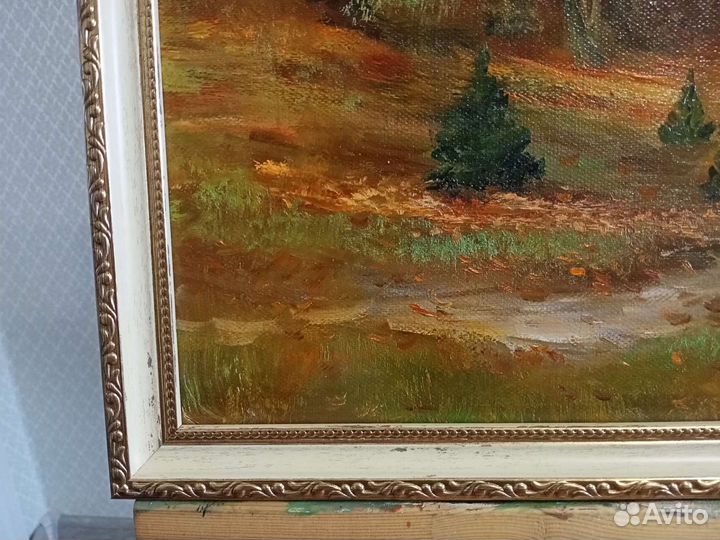Картина маслом на холсте пейзаж