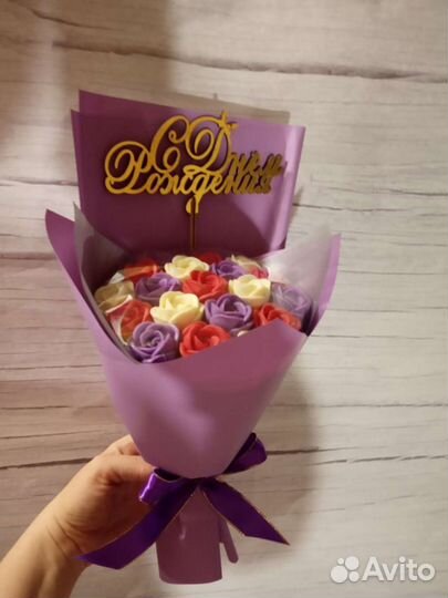 Подарок сладкий на день рождения шоколадные розы