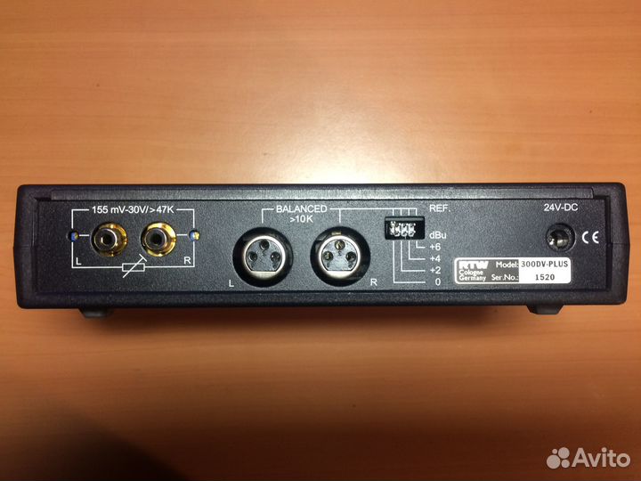 RTW 300DV-Plus Audio Analog level meter