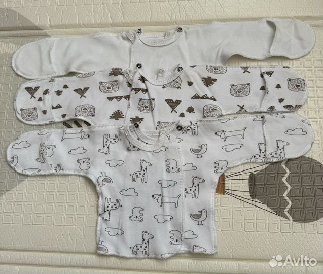 Набор распашонок и ползунков 56 р-р