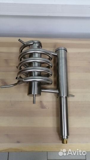 Дистиллятор с сухопарником и барботером