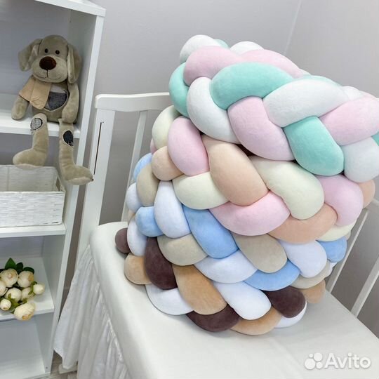 Бортик коса в кроватку (на заказ)