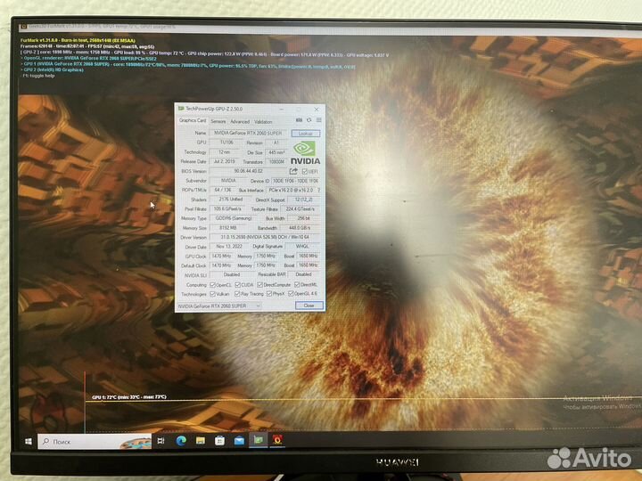 Видеокарта nvidia RTX 2060super