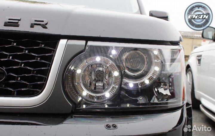 Улучшенные фары Range Rover Sport I - рест 09-13