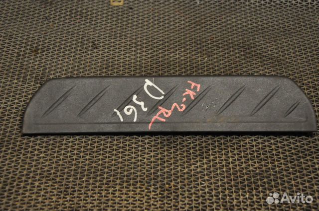 Накладка на порог задняя левая honda civic FK2