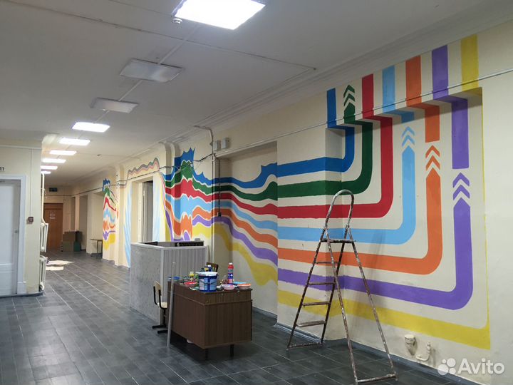 Художник роспись стен барельеф