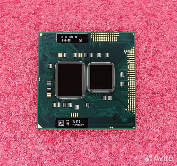 Процессор ноутбука Intel Core i5-560M (Socket G1)
