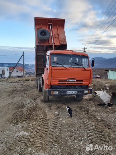 Услуги экскаватора самосвала камаз 65115