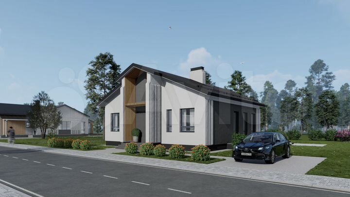 Коттедж 99 м² на участке 7,5 сот.