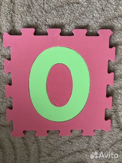 Детский коврик пазл 2 комплекта