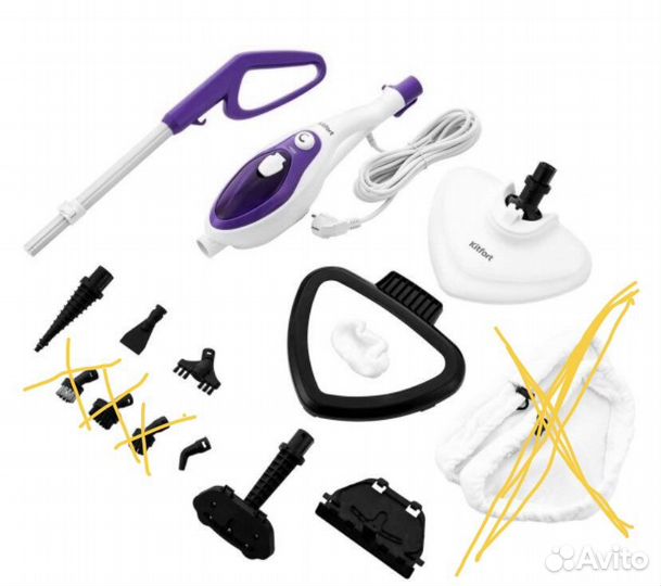 Продам паровую швабру kitfort kt-1004