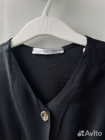 Платье черное для девочки 8/9 лет