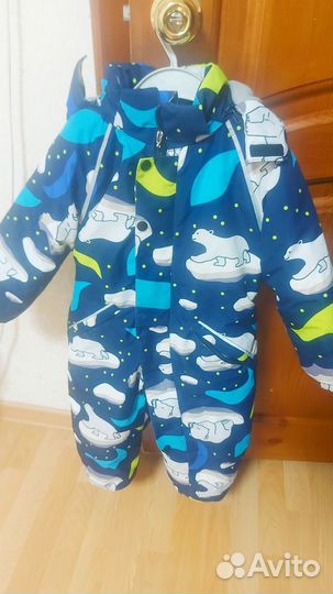 Зимний комбинезон для мальчика 92
