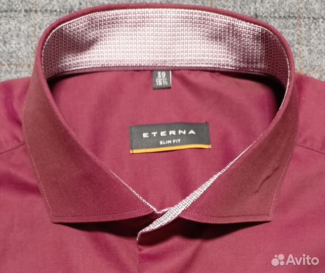 Сорочка Eterna, Slim Fit, вор. 39 (15,5), M