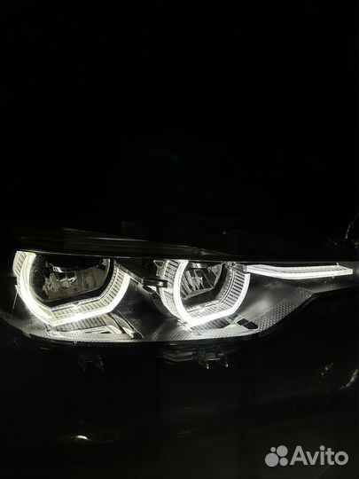 Комплект правая левая фара LED Black BMW F30 Ф30