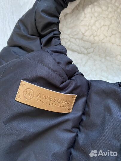 Зимний конверт в коляску happy baby