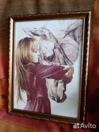 Картина вышивка 