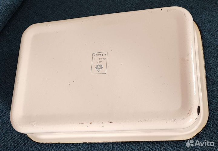 Форма для выпечки с крышкой. СССР. Железн., эмаль