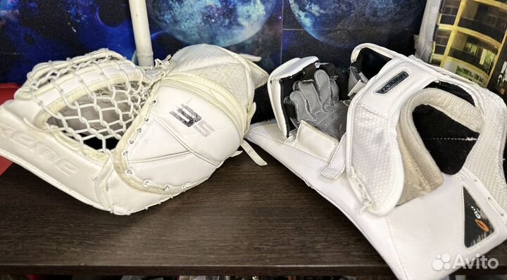 Вратарский Комплект Ловушка+Блокер Bauer INT