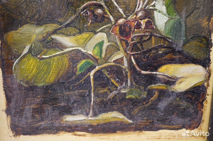 Старинная картина 1914 года - художник Клевер