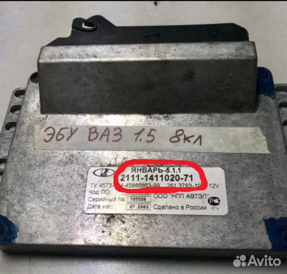 Эбу Бош Январь на Ваз мозги