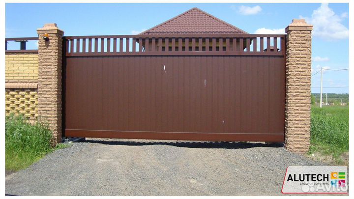 Ворота откатные на заказ