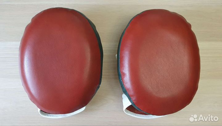 Боксерские лапы с воздушной подушкой кожанные