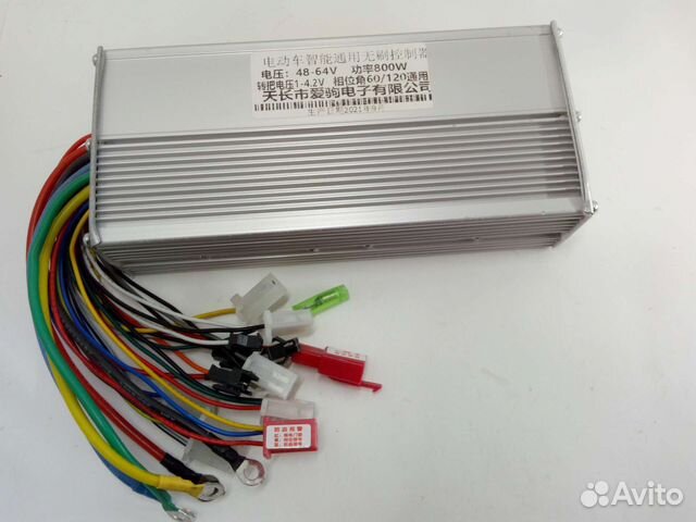 А: 48-64v 800w контроллер электромотора самоката