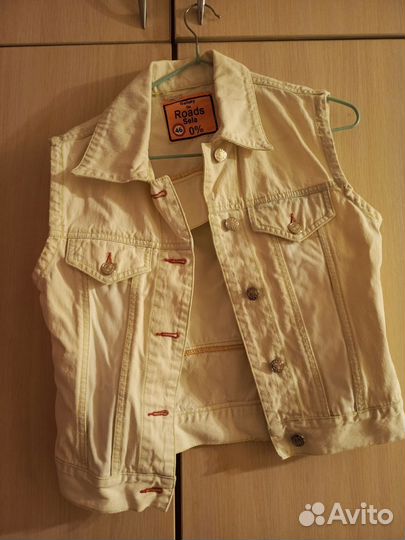 Джинсовая куртка короткая 146-152