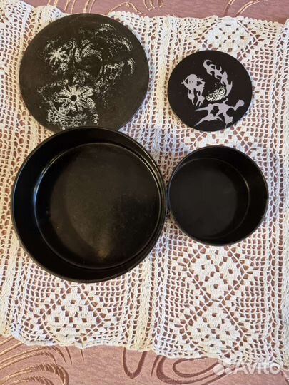 Шкатулки СССР карболит