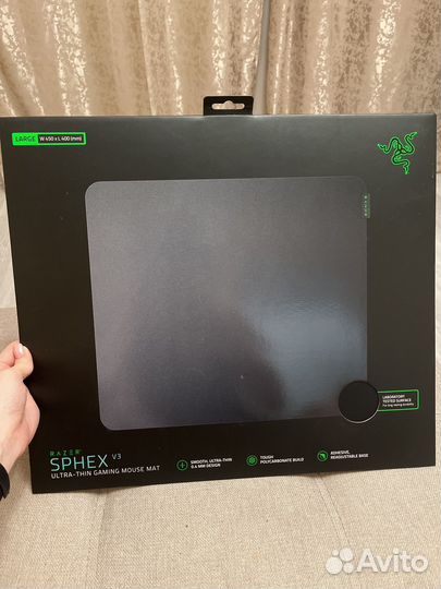 Игровой коврик для мыши Razer Sphex V3 (L)