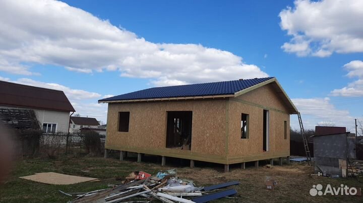 Бригада строителей. Дом из сип панелей