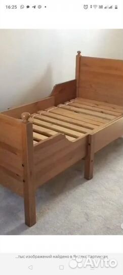 Детская кровать IKEA раздвижная сундвик