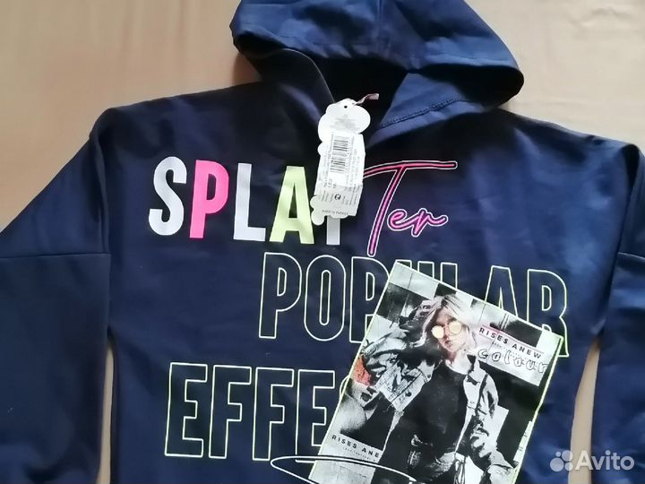 Худи для девочки, р. 128