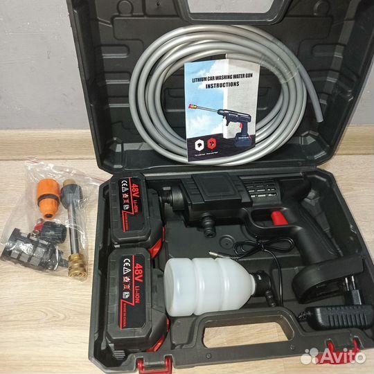 Мойка 2 аккумулятора портативная новая