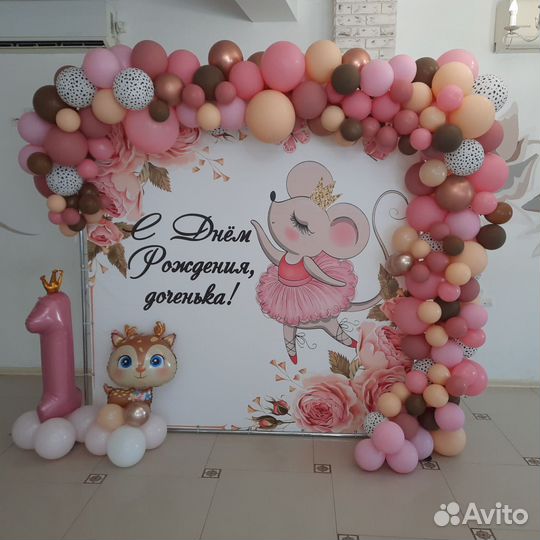 Фотозона баннер на день рождение