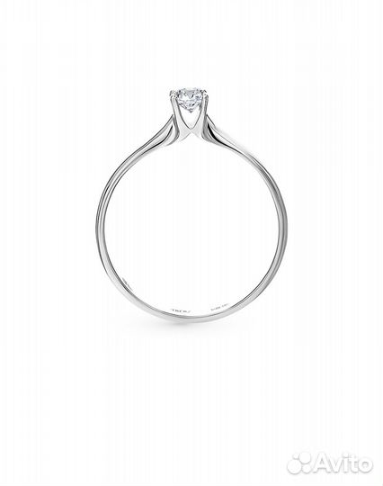 Кольцо с бриллиантом