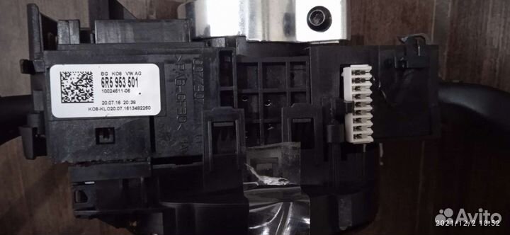 Подрулевой переключатель с шлейфом на VW polo