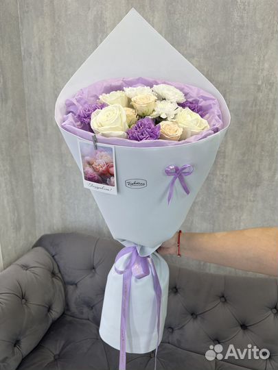 Букет живых цветов 